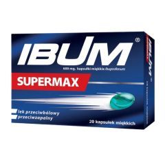 Ibum Supermax, 600 mg, kaps.miękkie, 20 szt