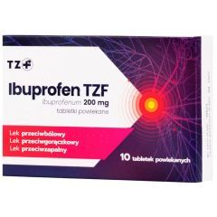 Ibuprofen TZF, 200 mg, tabl.powl., 10 szt