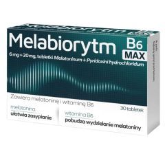 Melabiorytm B6 Max, 6 mg + 20 mg, tabl., 30 szt