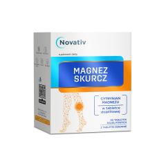 Novativ Magnez Skurcz, tabletki dojelitowe, 50 sztuk