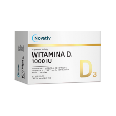 Novativ Witamina D3 1000 IU, kapsułki, 90 sztuk