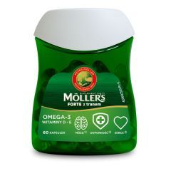 Mollers Forte z tranem, kapsułki, 60 szt.