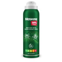 Moskine MAX spray na komary, kleszcze, meszki (30%DEET), 200ml