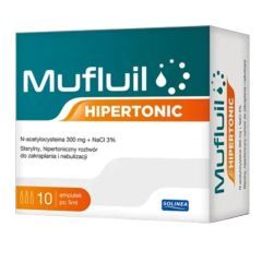 Mufluil Hipertonic, roztw.do nebul., 5 ml, 10 amp