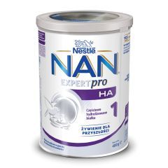 Nestle Nan Expertpro HA 1, mleko początkowe, dla niemowląt od urodzenia, 400 g