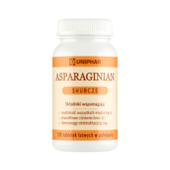 Asparaginian Magnez Potas, tabletki, 100 szt. (Uniphar)