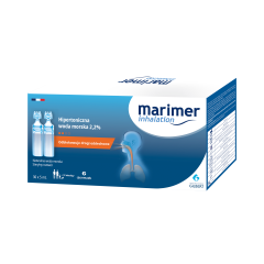 Marimer Inhalation, hipertoniczna woda morska, 5 ml, 30 ampułek