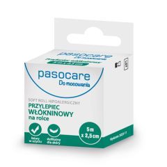 Pasocare, przylepiec włókninowy, 5 m x 2,5 cm, 1 szt. (rolka)