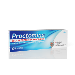 Proctomina, żel chłodzący na hemoroidy, 30 g