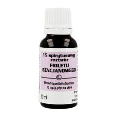 Pyoctanina (Gencjan.fiolet),1%,roztw.spiryt.,(Gemi), 20 ml