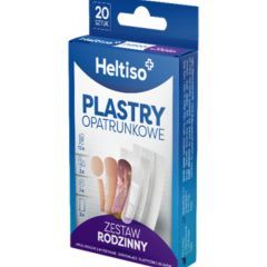 HELTISO, Plastry opatrunkowe Zestaw Rodzinny, 20 szt. 