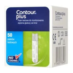 Test paskowy Contour Plus, 50 pasków