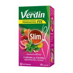 Verdin fix Slim, susz zioł., 2 g 20 sasz.