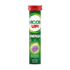 Vigor UP! Energia sm.owoce leśne, tabl.musuj., 20 szt