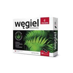 Colfarm, węgiel aktywowany, kapsułki, 30 szt.