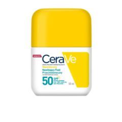 CeraVe, Fluid nawilżający przeciwsłoneczny, SPF50, 50 ml