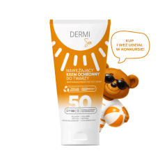 DERMI Sun Nawilżający krem ochronny do twarzy, 50 ml