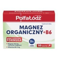 Magnez Organiczny + B6, tabl., 50 szt
