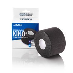 Tasma kinesiology Novama KINO2, 5cm x 5m, czarna, 1szt