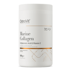 OstroVit, Kolagen Morski + Kwas Hialuronowy + Witamina C, 500 g