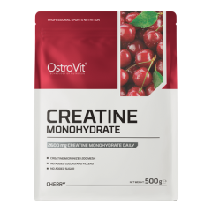 Creatine Monohydrate, prosz.,sm.cherry, 500 g