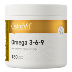 OstroVit, Omega 3-6-9, kapsułki miękkie, 180 szt.