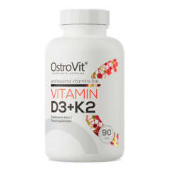 OstroVit, Vitamin D3 + K2, tabletki, 90 szt.