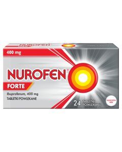 Nurofen Forte, 400 mg, tabletki powlekane, 24 szt.