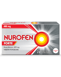 Nurofen Forte, 400 mg, tabletki powlekane, 24 szt.