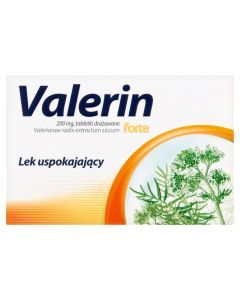 Valerin forte, 200 mg, tabletki drażowane, 15 szt.