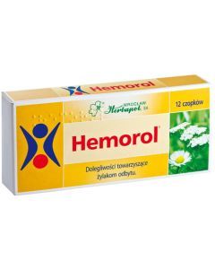 Hemorol, czopki, 12 szt.