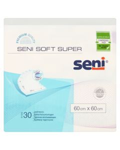 Seni Soft Super, podkłady higieniczne, 60 cm x 60 cm, 30 szt.