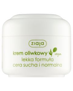 Ziaja, krem oliwkowy, lekka formuła, cera sucha i normalna, 50 ml
