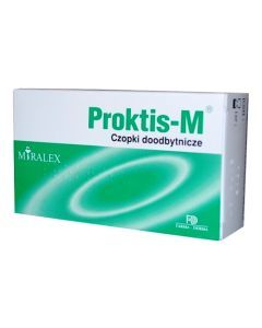 Proktis-M, czopki doodbytnicze, 10 szt.