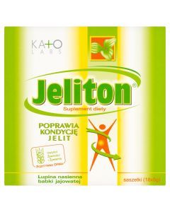 Jeliton, łupina nasienna babki jajowatej, 5 g, saszetki, 18 szt.