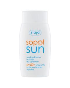 Ziaja Sopot Sun, wodoodporna emulsja do opalania SPF 50+, 125 ml