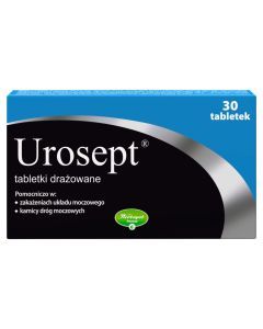 Urosept, tabletki drażowane, 30 szt.
