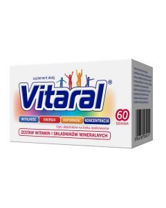 Vitaral, tabletki drażowane, 60 szt.
