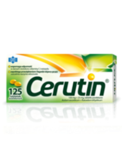 Cerutin, 100 mg+25 mg, tabletki powlekane, 125 szt.