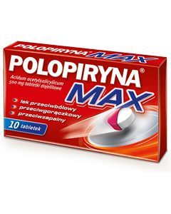 Polopiryna Max, 500 mg, tabletki dojelitowe, 10 szt.