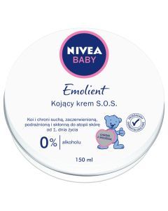 Nivea Baby, emolient kojący krem S.O.S, 150 ml