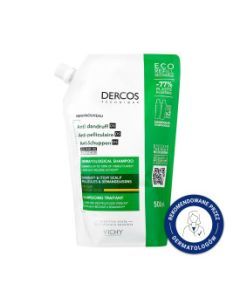 Vichy Dercos DS, szampon przeciwłupieżowy, włosy suche, refill, 500ml