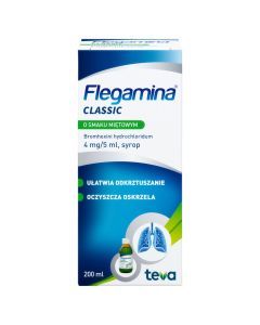 Flegamina Classic sm.miet.(Flegamina),4mg/5ml,syrop,200ml