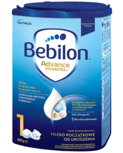 Bebilon Advance Pronutra 1, mleko początkowe od urodzenia, proszek, 800 g