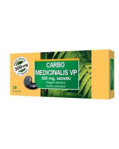 Carbo Medicinalis VP, 300 mg, tabletki, 20 szt.