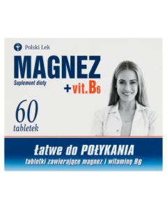 Magnez + Vit.B6, tabl.,(Polski Lek), 60 szt