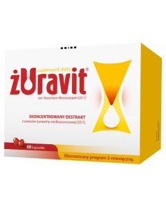 Żuravit, kapsułki elastyczne, 60 szt.