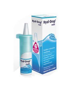 Hyal-Drop Multi, krople do oczu i soczewek, nawilżające, 10 ml