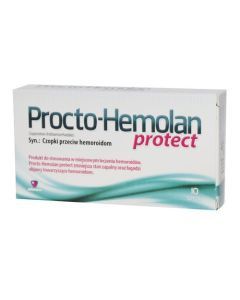 Procto-Hemolan Protect, czopki, 10 szt.