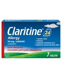 Claritine Allergy, 10 mg, tabletki, 7 szt.